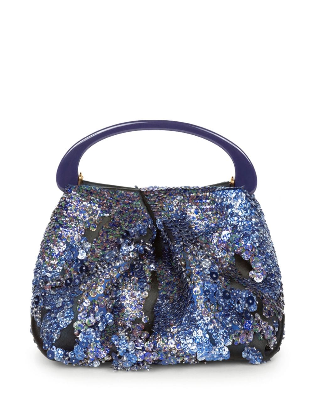 DRIES VAN NOTEN SEQUIN-EMBROIDERED MINI BAG 