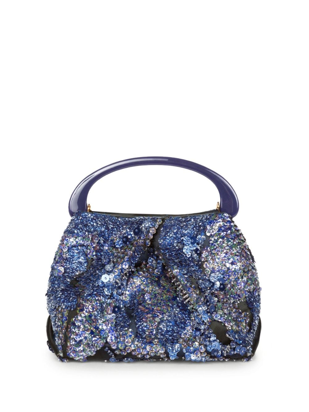 DRIES VAN NOTEN SEQUIN-EMBROIDERED MINI BAG 