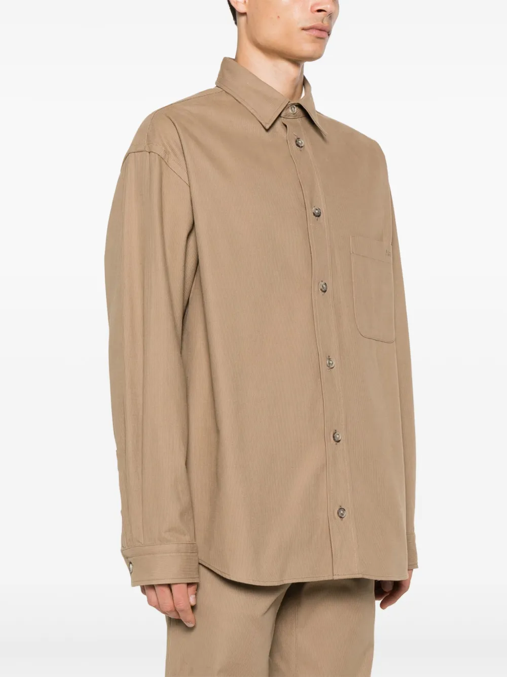 A.P.C. Emelien overhemd Beige
