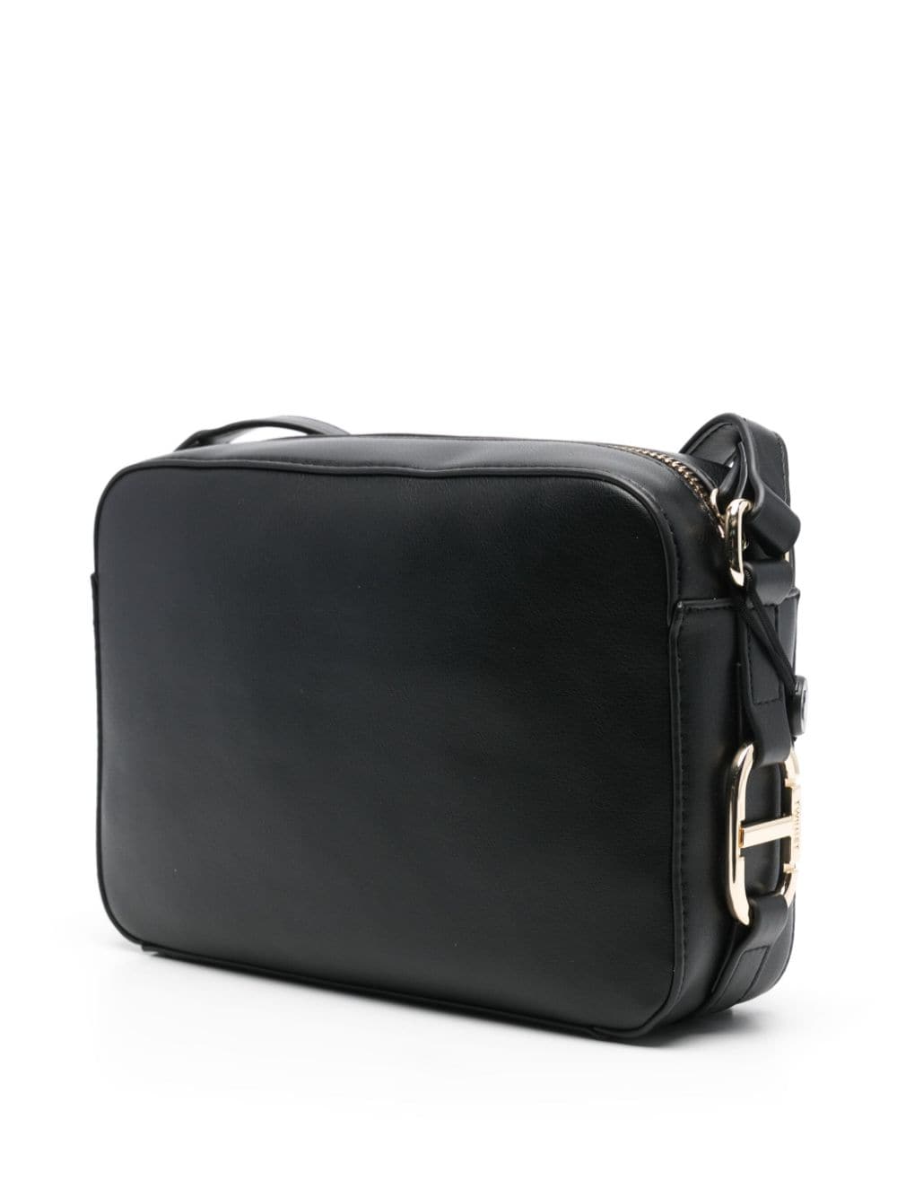 Shop Twinset Oval T Cross Body Bag In Black