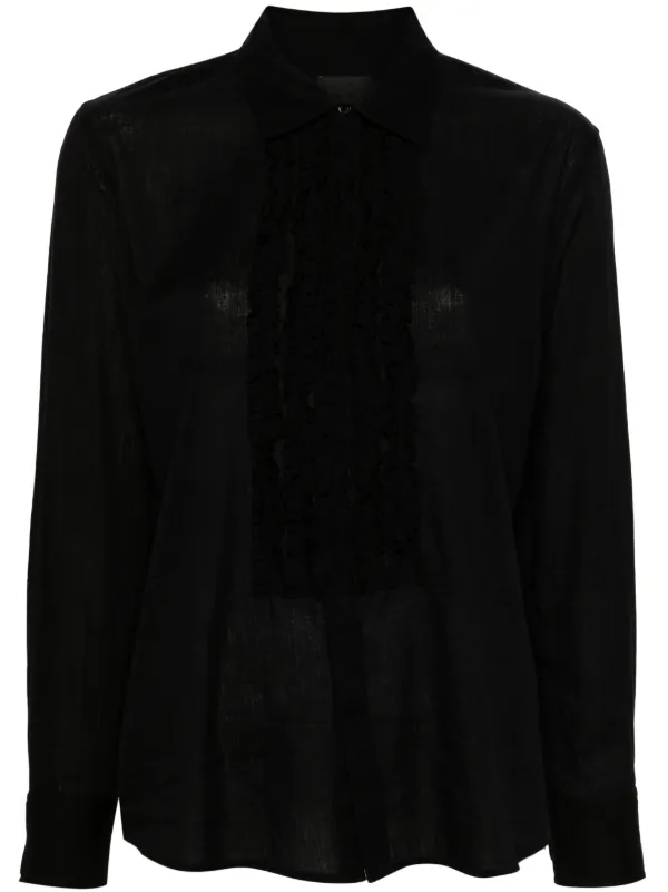 Nili Lotan Nathael Shirt in Black