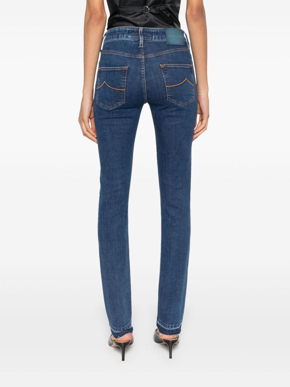 Shop Jacob Cohen Kimberly Skinny Jeans In Blue