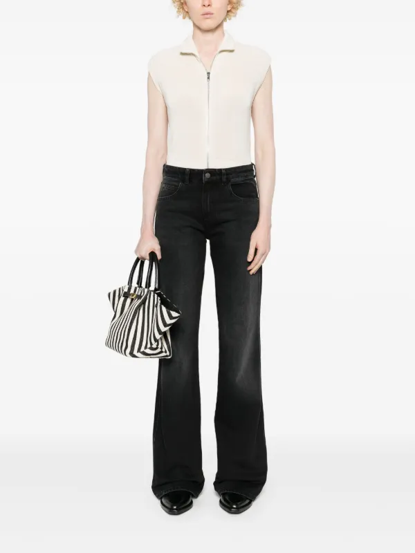 Emporio Armani J9D フレアジーンズ | ブラック | FARFETCH JP