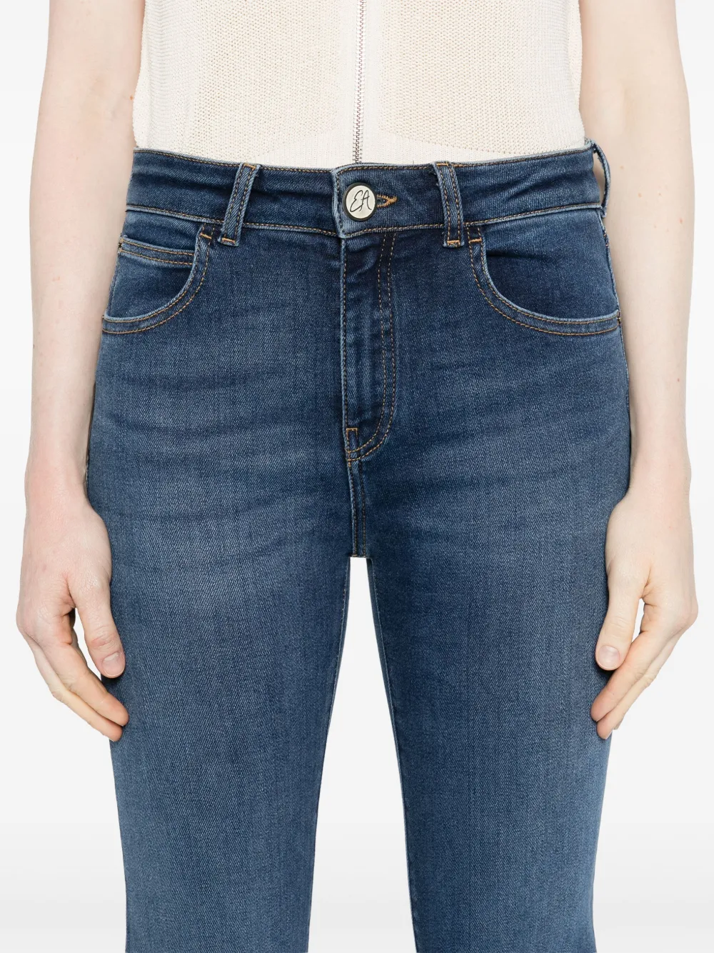 Emporio Armani J47 flared jeans Blauw