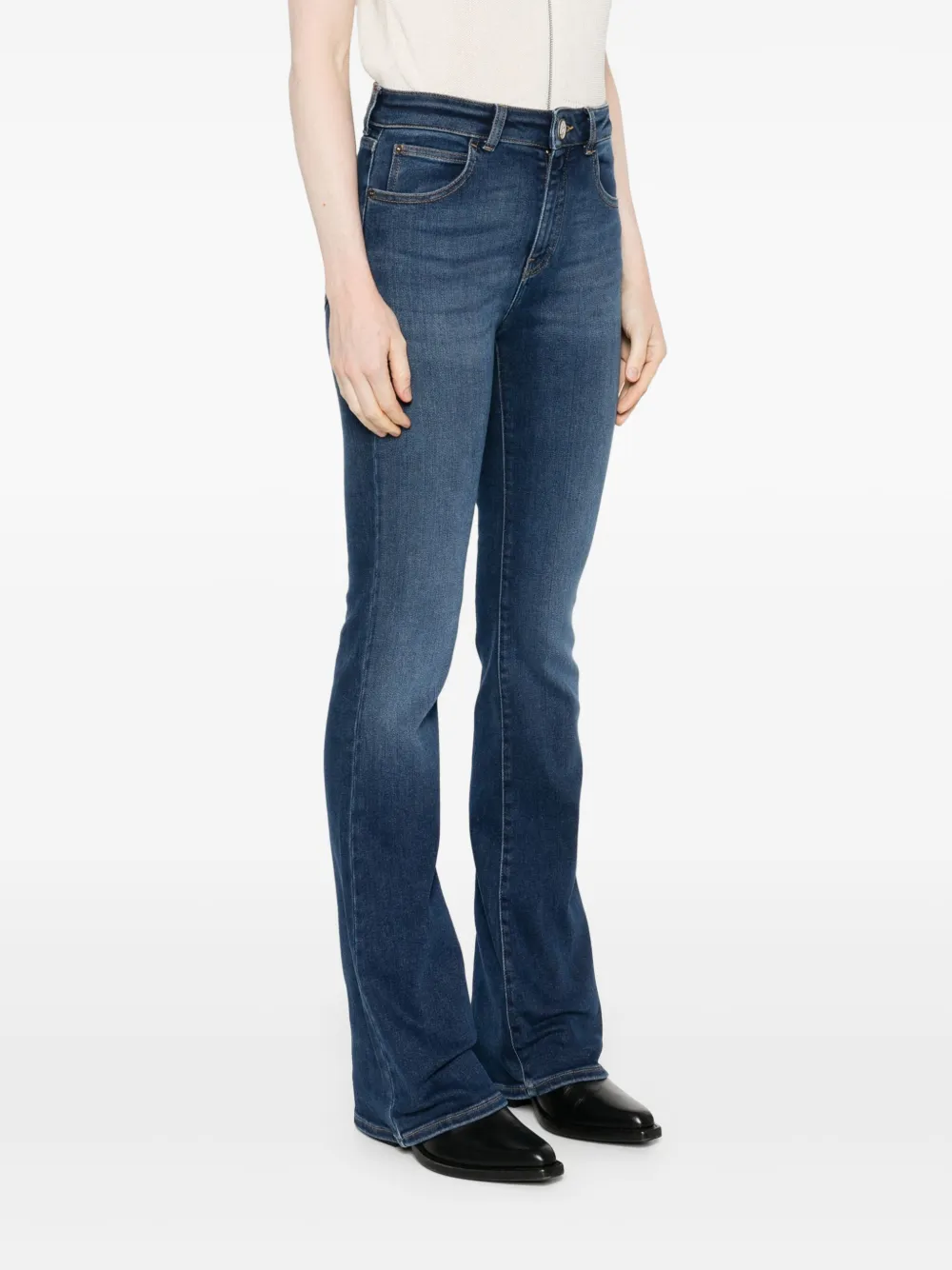 Emporio Armani J47 flared jeans Blauw