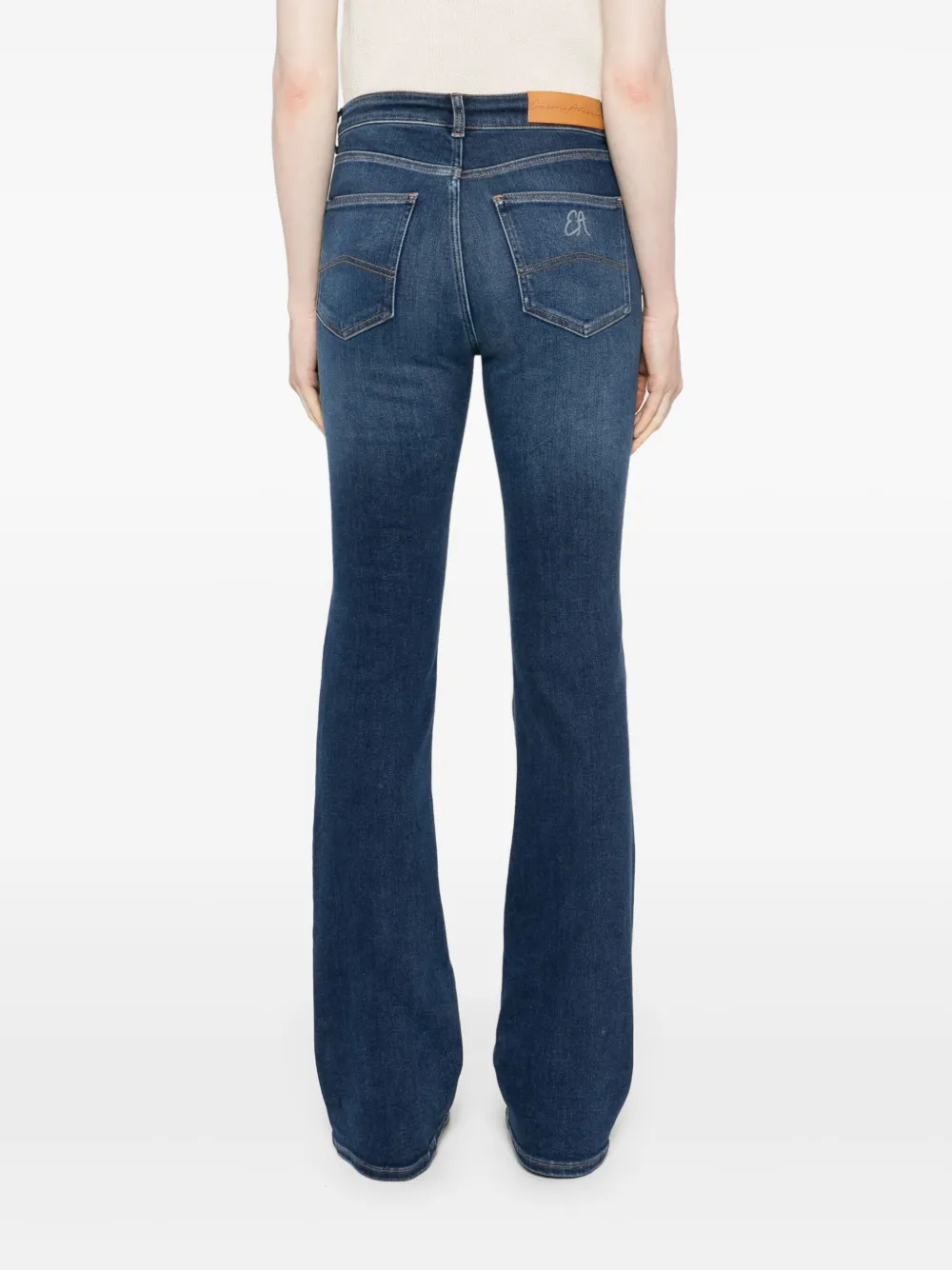Emporio Armani J47 flared jeans Blauw