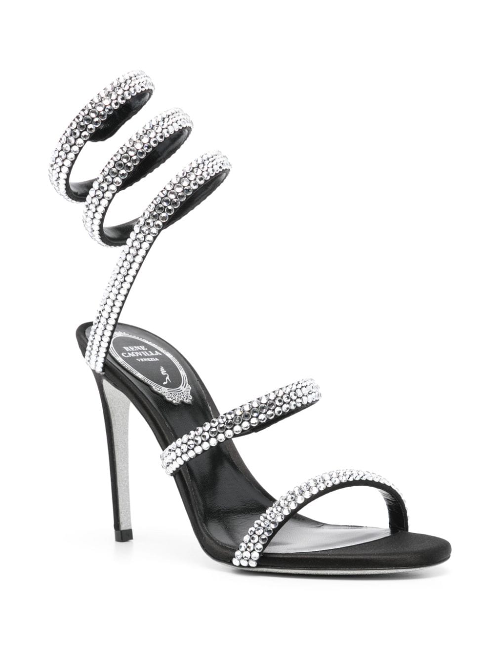 René Caovilla 105mm Cleo sandals - Zwart