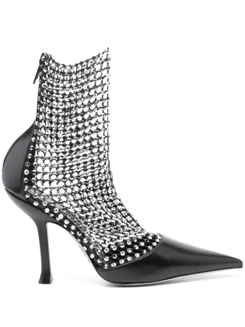René Caovilla 105mm crystal-embellished pumps