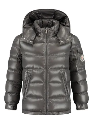 Moncler Enfant Moncler New Maya Down Jacket Grey FARFETCH HK