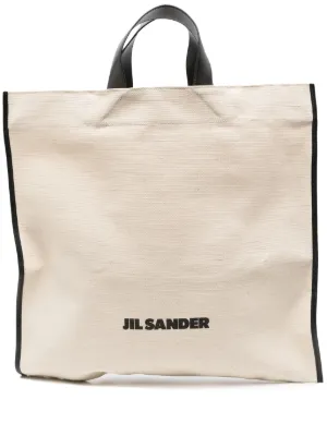 Jil Sander Flat Shopper トートバッグ | ニュートラル | FARFETCH JP