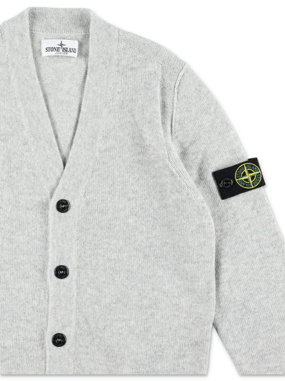 Stone Island Junior Vest met Compass-logopatch Grijs
