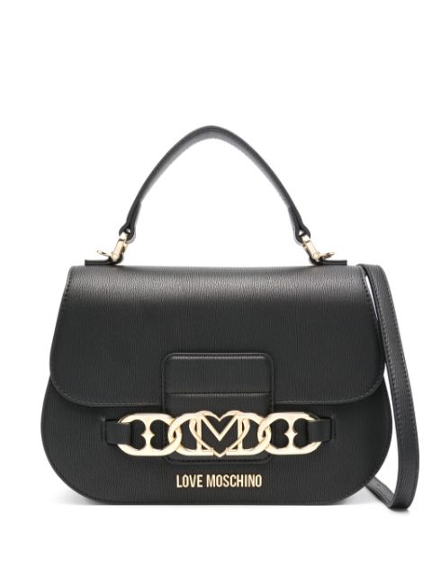 Love Moschino logo-plaque tote bag Women