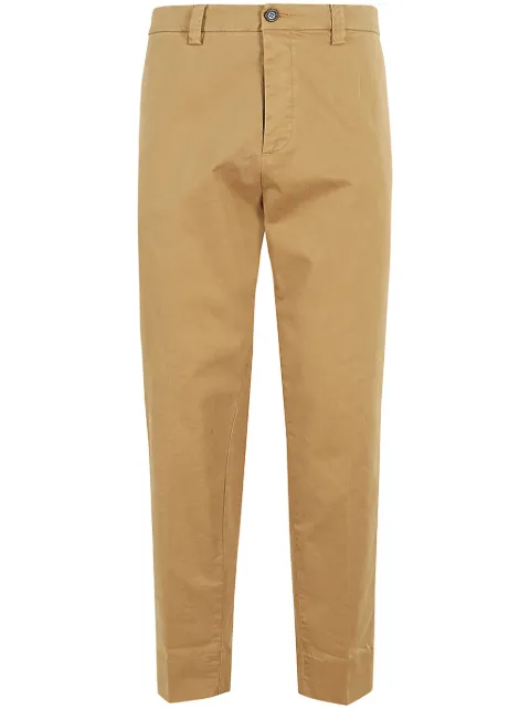 Haikure cotton straight-leg pants