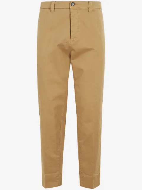 Haikure cotton straight-leg pants