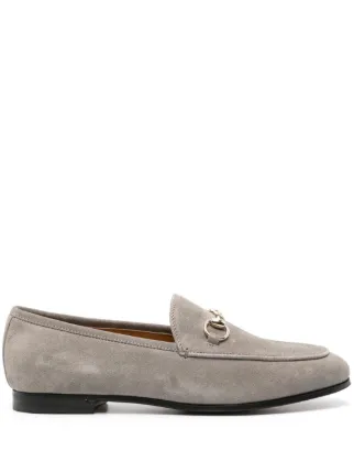 【現行品】GUCCI JORDAAN LOAFER ジャンボGG ローファー Women's Gucci Jordaan loafer in beige and ebony GG canvas