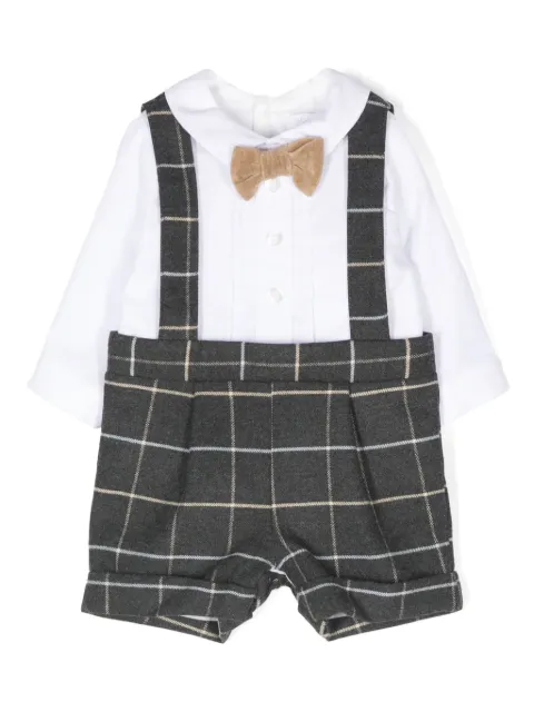 Patachou romper con motivo de cuadros windowpane