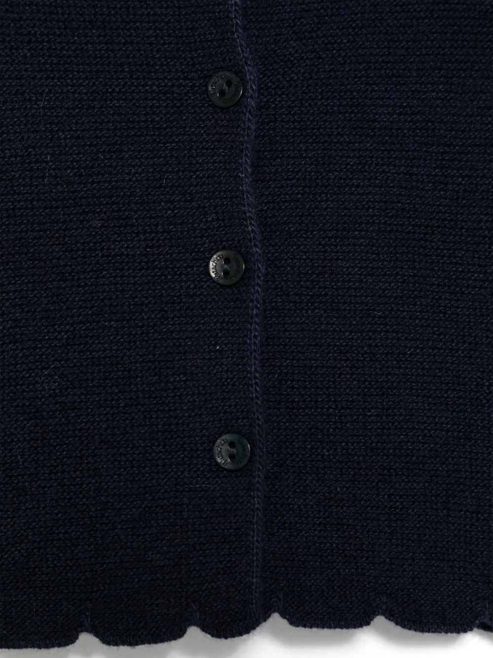 Patachou Vest met gewelfde afwerking Blauw