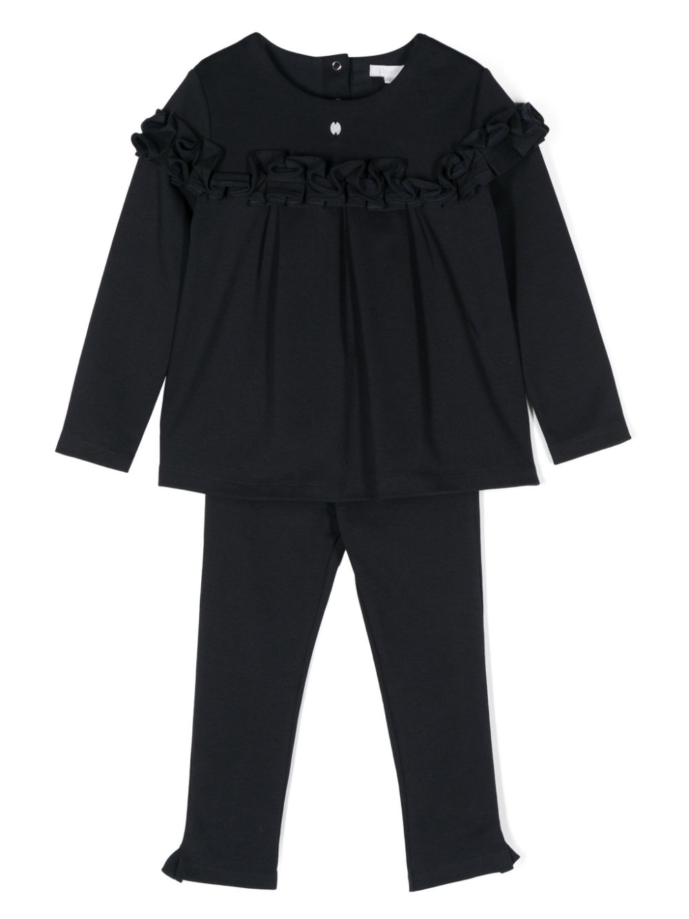 Patachou ruffled tracksuit - Blue