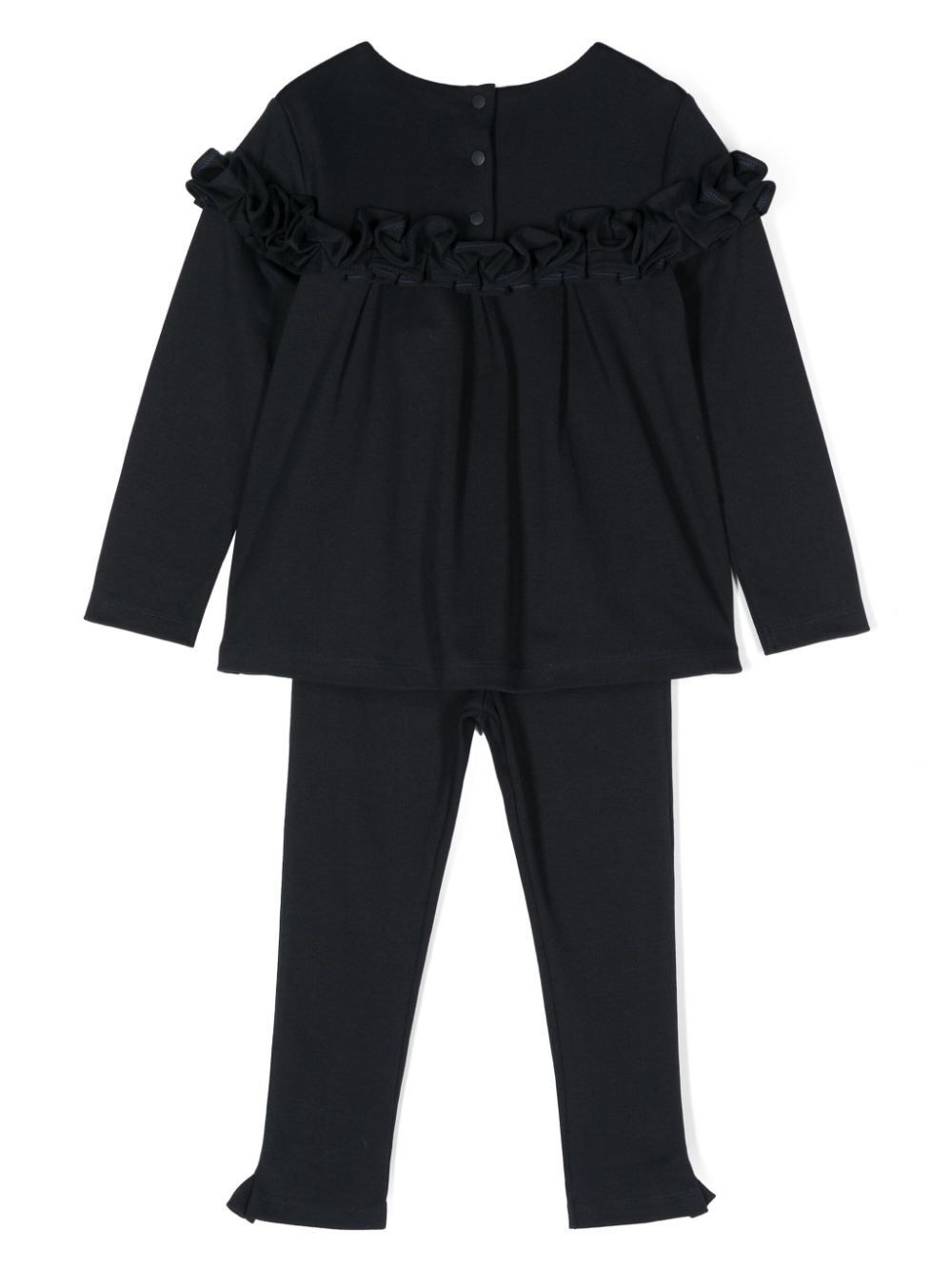 Patachou ruffled tracksuit - Blue