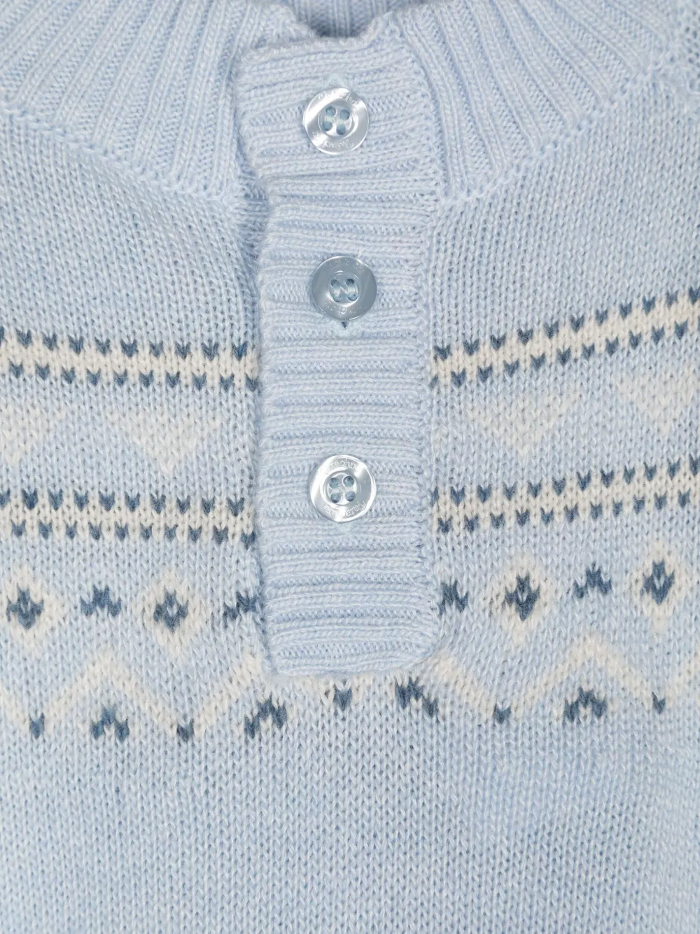 Patachou Intarsia trui Blauw