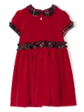 Patachou velvet dress - Red