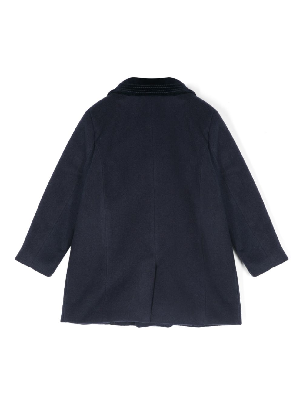 Patachou double-breasted coat - Blue