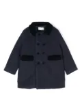 Patachou double-breasted coat - Blue