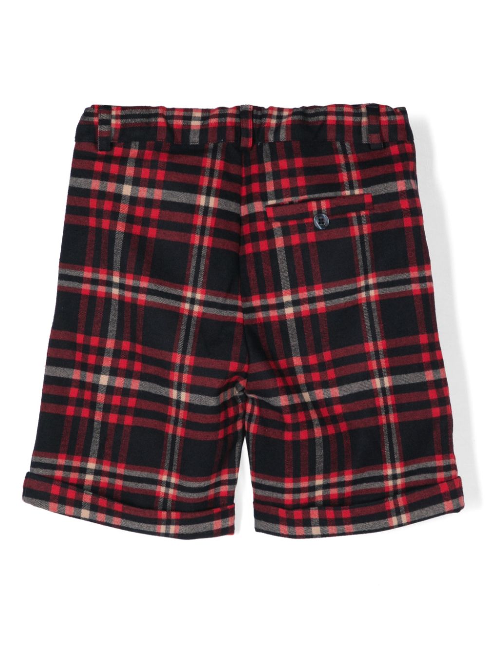 Patachou Shorts met tartan ruit - Rood