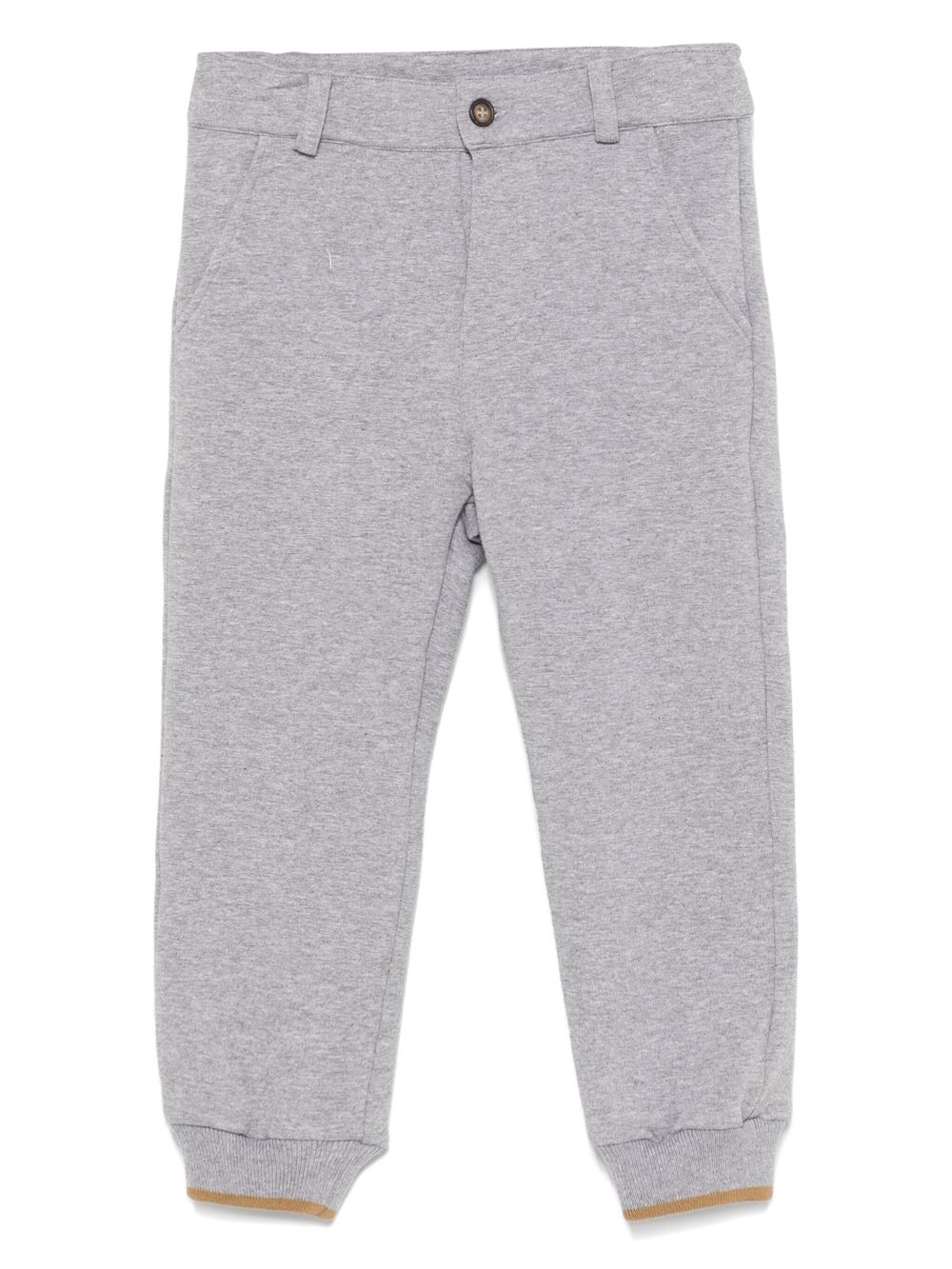 Patachou mélange-effect track pants - Grey