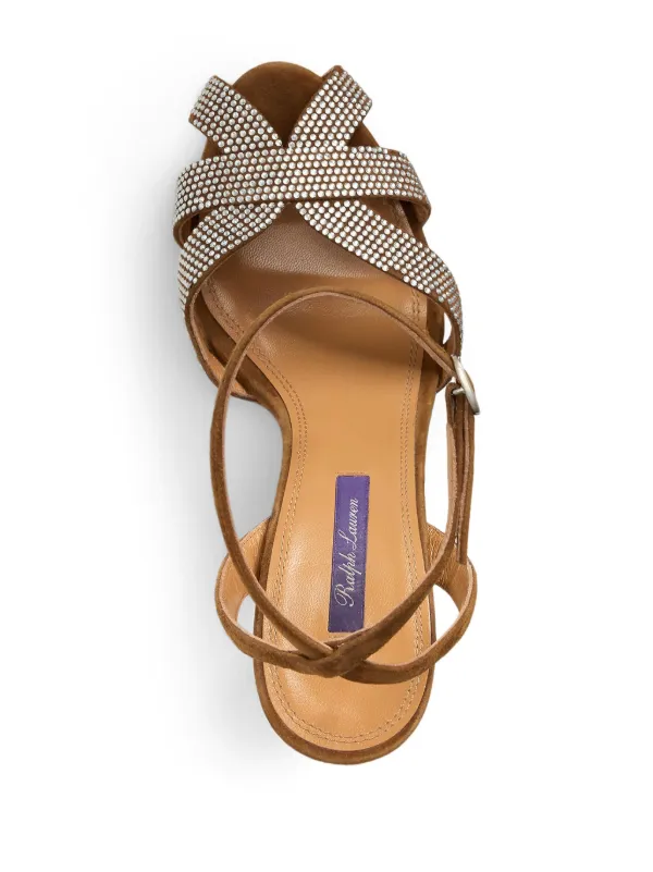 Ralph Lauren Collection Daniela 120mm サンダル | ブラウン 