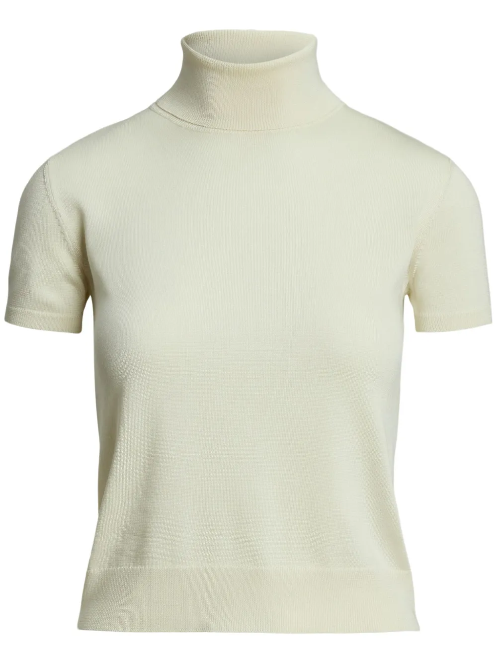 Ralph Lauren Silk Top In Neutral