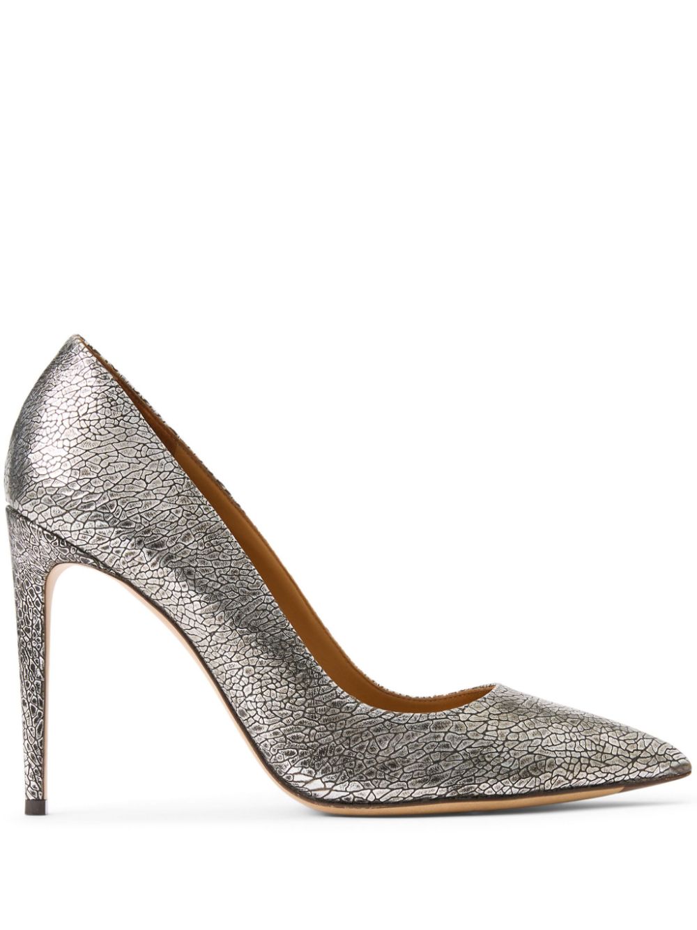 Ralph Lauren Collection 100mm Celia pumps Zilver