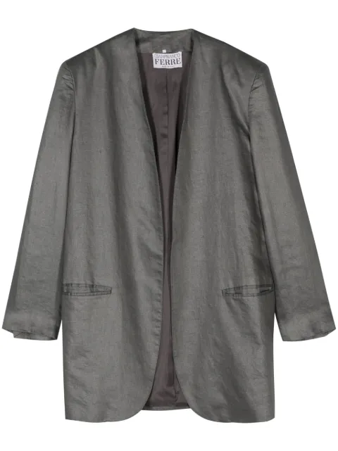 Gianfranco Ferré Pre-Owned 1990s linen coat