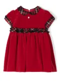 Patachou velvet dress - Red