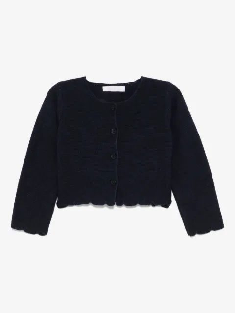 Patachou scallop-edge cardigan