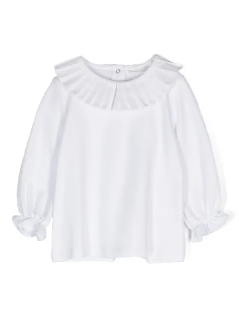 Patachou blusa con detalle plisado