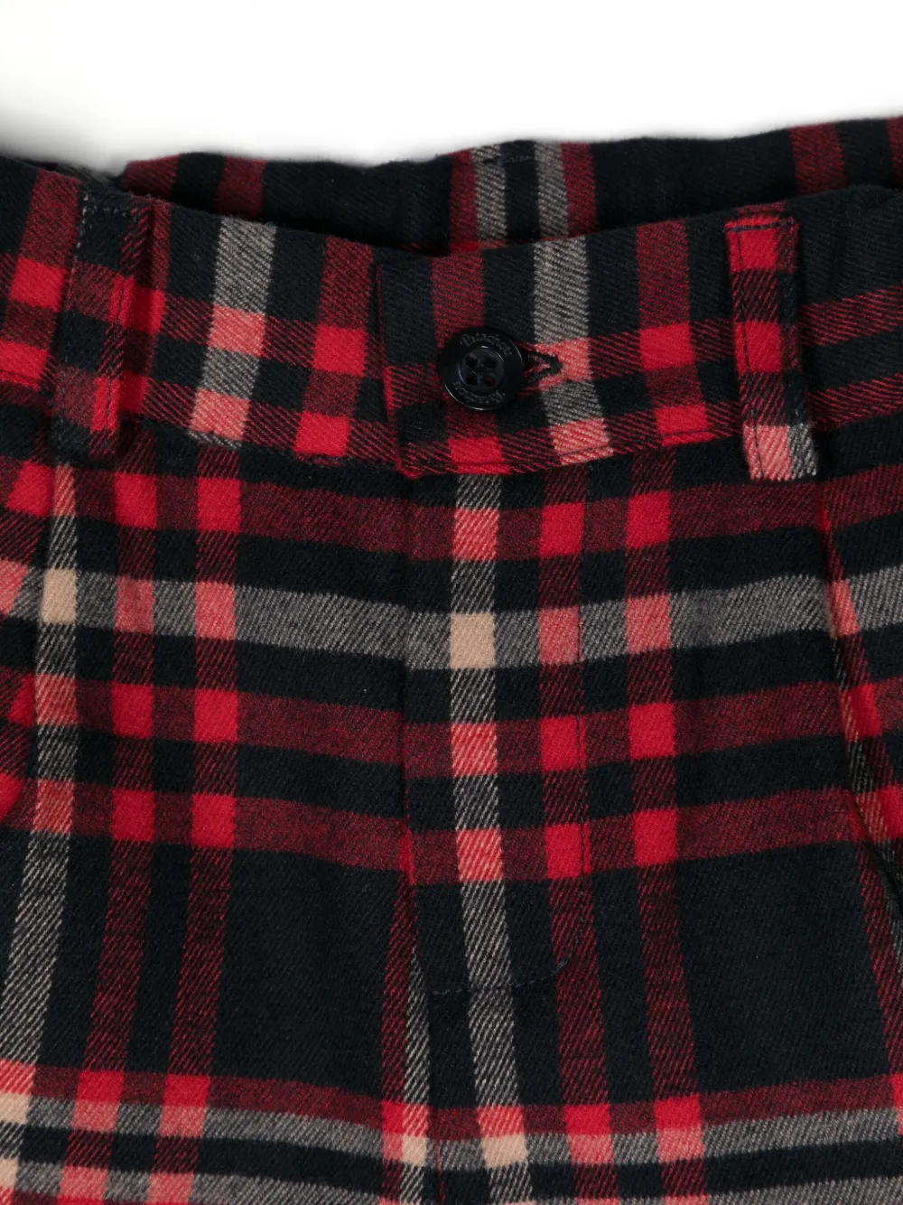 Patachou Shorts met tartan ruit Zwart