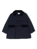 Patachou double-breasted coat - Blue