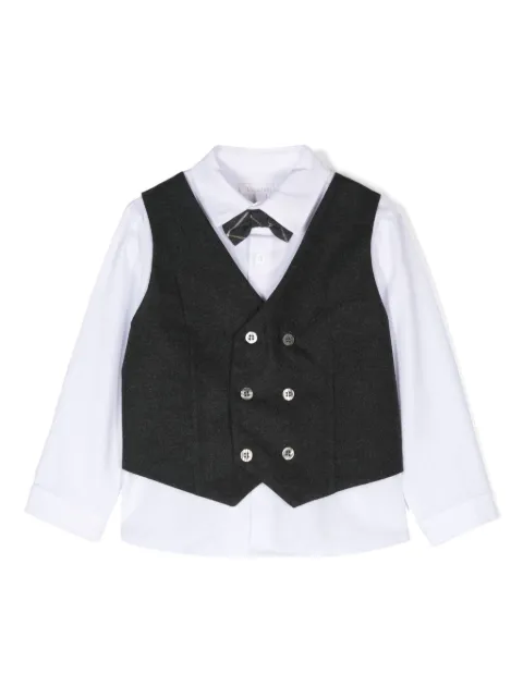 Patachou camisa con diseño de paneles