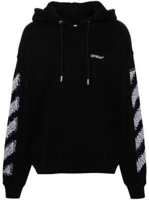 Off white hoodies black on sale