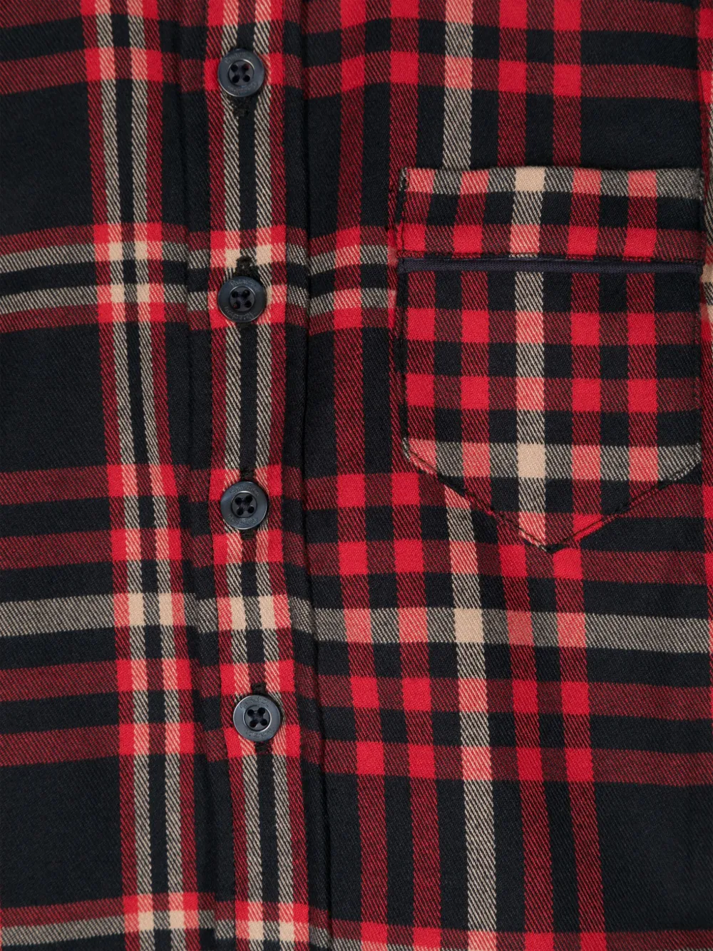 Patachou Shirt met tartan ruit Zwart