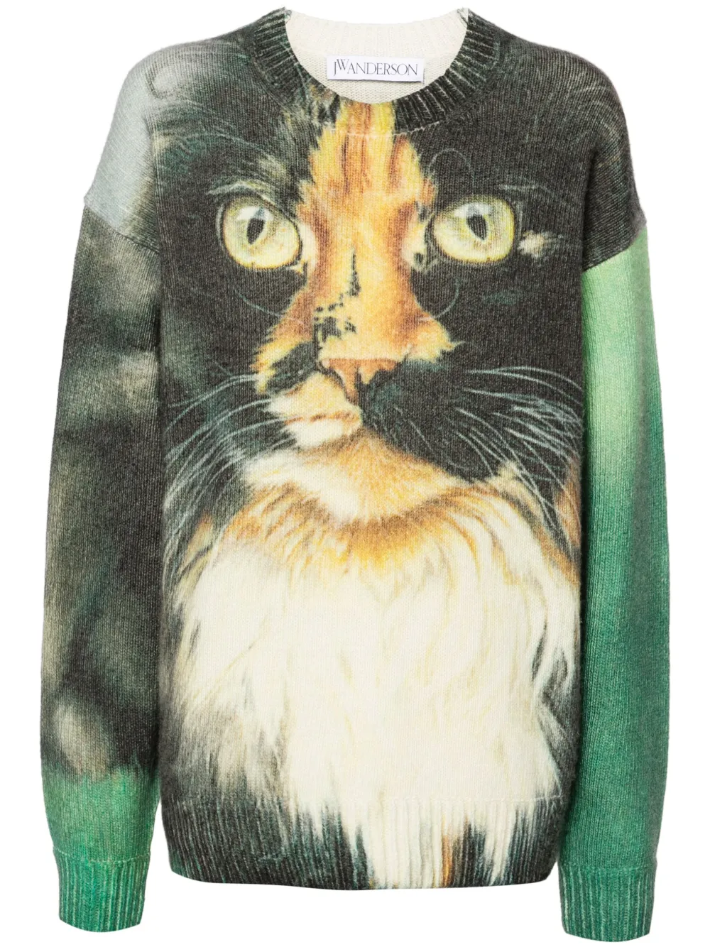 JW Anderson Sweater met print Groen
