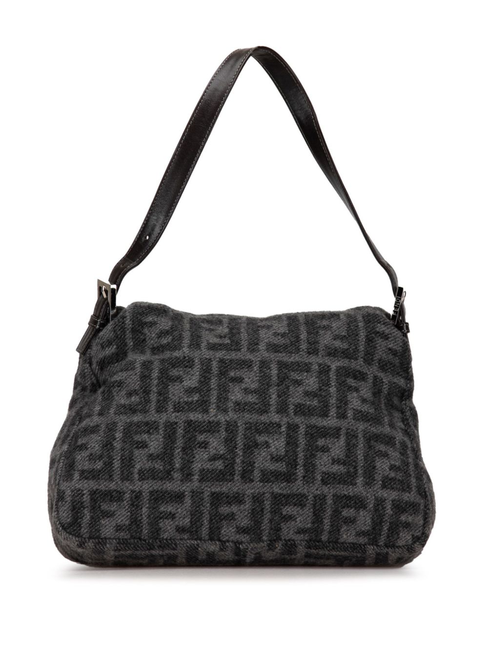 Fendi Pre-Owned 2000-2010 Zucca Wool Mamma Forever shoulder bag - Grijs