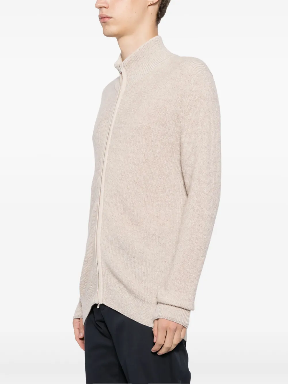 N.Peal Lambeth tweekleurig vest Beige