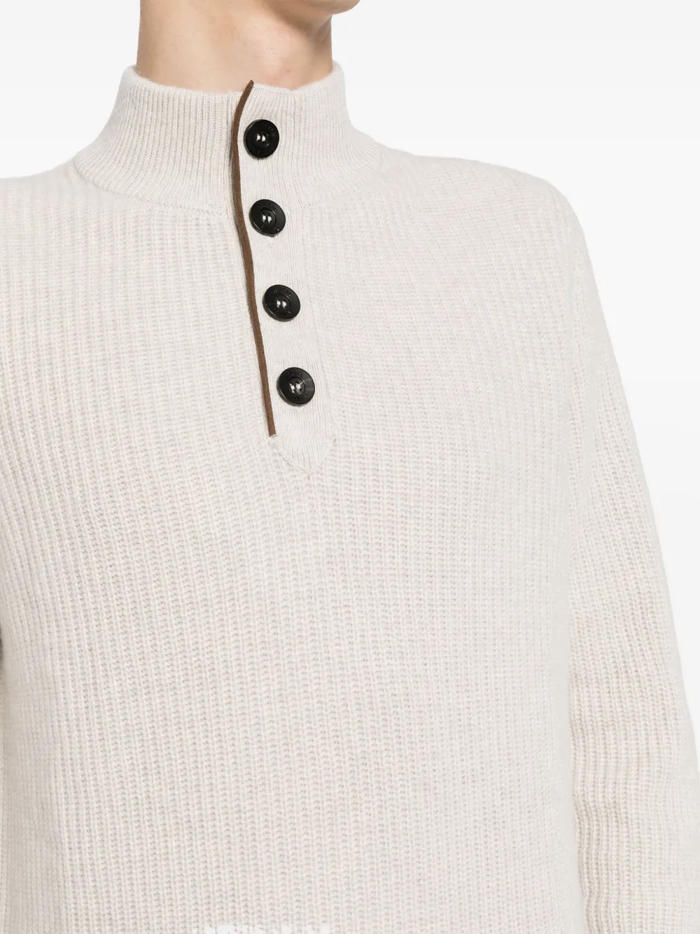 N.Peal Beauchamp trui Beige