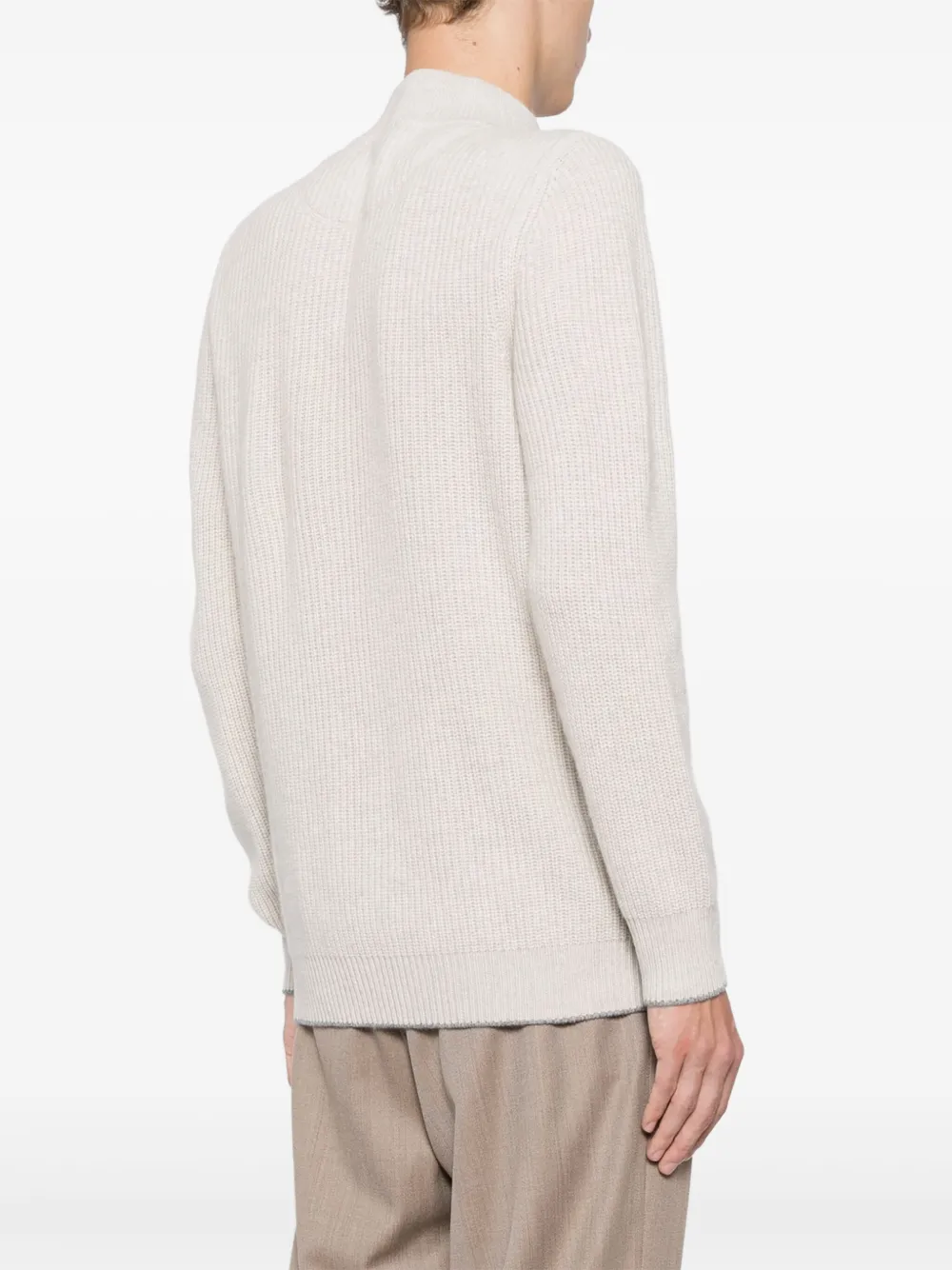 N.Peal Beauchamp trui Beige