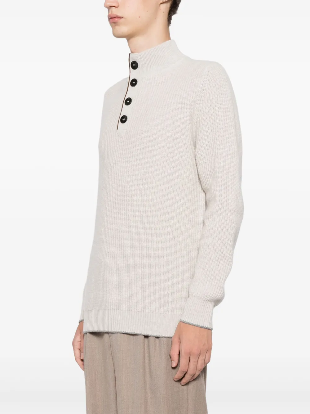 N.Peal Beauchamp trui Beige