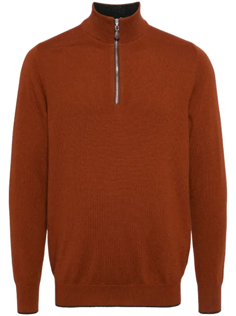 N.Peal Carnaby half-zip jumper