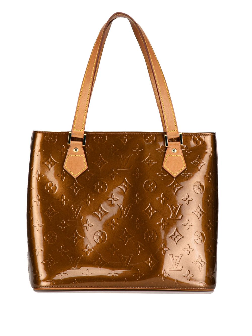 Louis Vuitton Pre-Owned 2002 Monogram Vernis Houston tote bag - Bruin