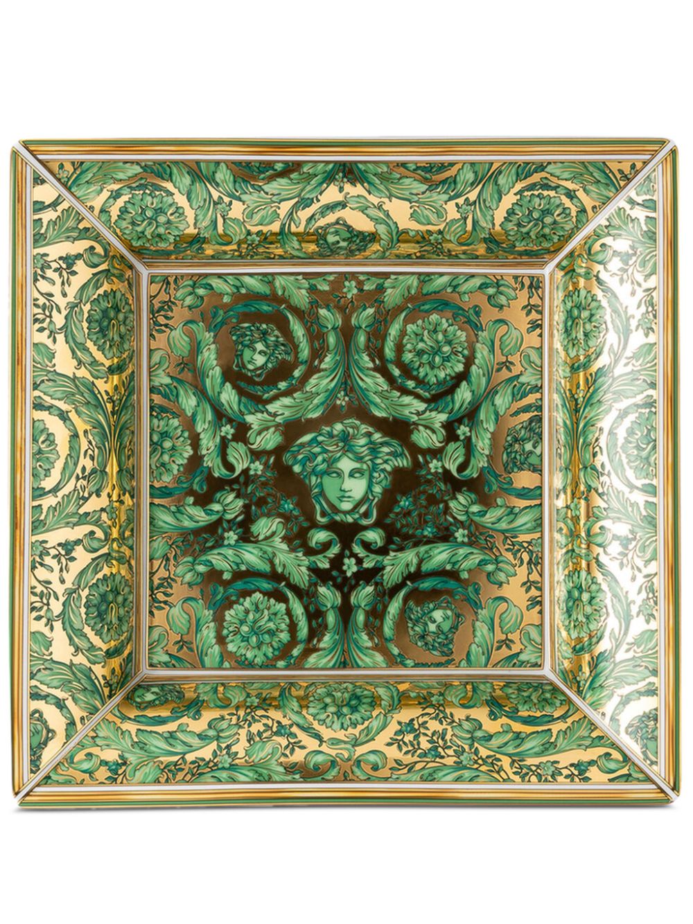 Versace x Rosenthal Medusa Garland plate (18cm x 18cm)